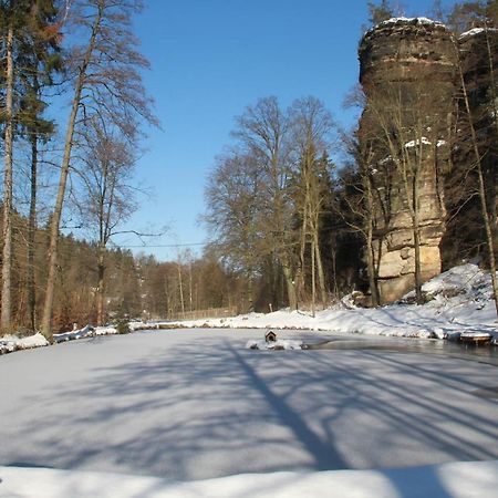 Ferienwohnungen Felsenkeller Bielatal Rosenthal-Bielatal Dış mekan fotoğraf