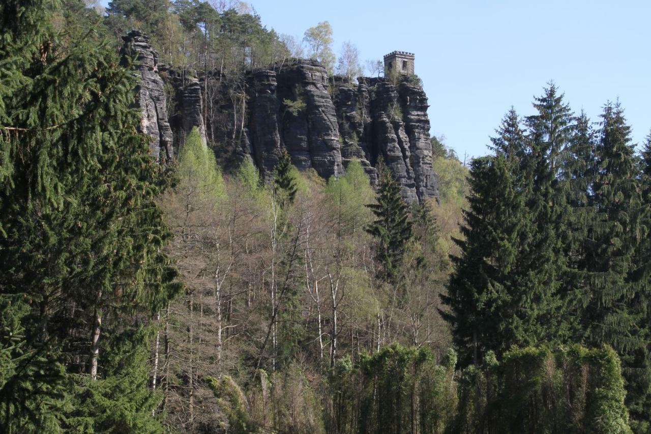 Ferienwohnungen Felsenkeller Bielatal Rosenthal-Bielatal Dış mekan fotoğraf